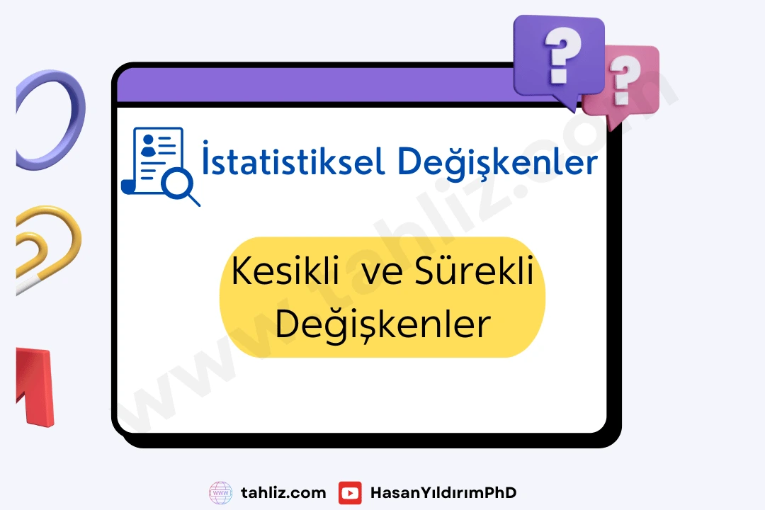 istatistik kesikli ve sürekli değişken