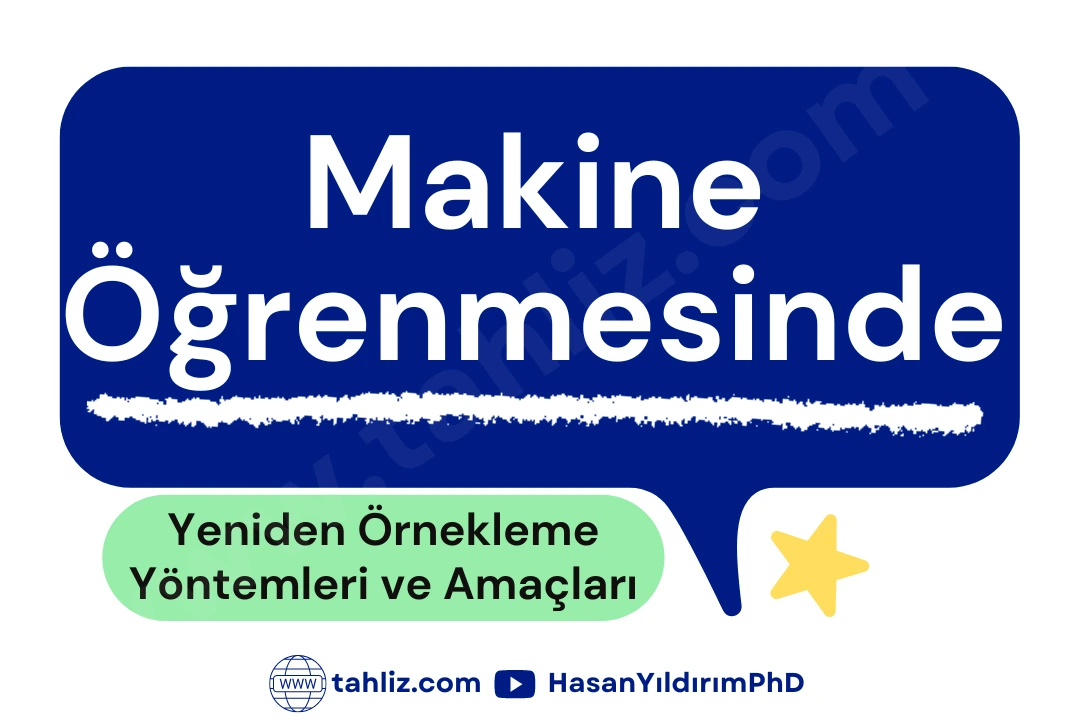 makine öğrenmesinde yeniden örnekleme yöntemleri ve amaçları